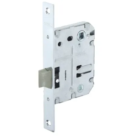 Защёлка межкомнатная под фиксатор 50-70 пластик цвет полированный хром