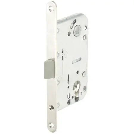 Защёлка под цилиндр под ключ 50-85 KEY с ключом сталь/пластик цвет никель