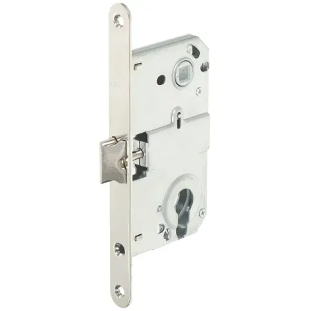 Защёлка под цилиндр под ключ EDS-50-85 KEY сталь цвет никель магнитные кольца никель цинковый феррит с двойными отверстиями