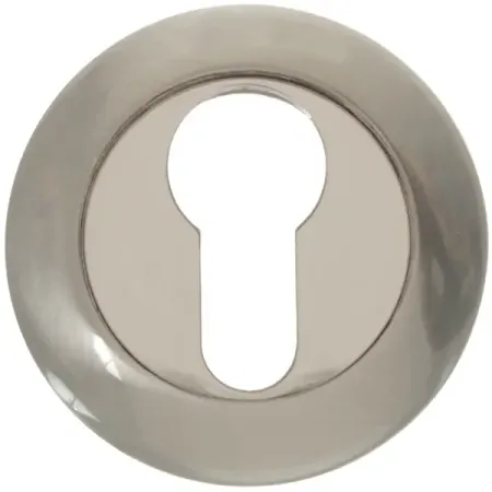 Накладка на цилиндр к ручкам RENZ цвет глянцевый/матовый никель 2 шт.