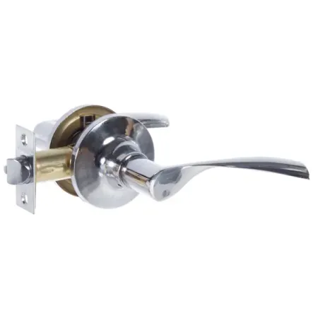 Ручка дверная на розетке Avers 8023-05 без фиксатора хром дверная занавеска жаккардовая хлопковая