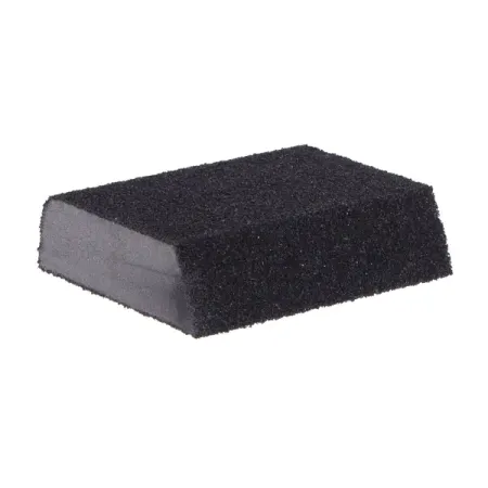 Губка шлифовальная абразивная четырехсторонняя Dexter P40 100x80x25 мм чистящая губка moonbiffy
