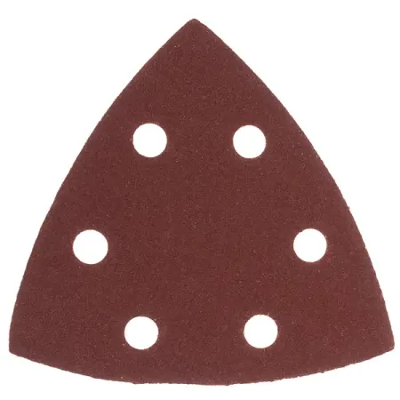 Лист шлифовальный на бумажной основе для ДШМ Dexter P180 93x93 мм, 5 шт.