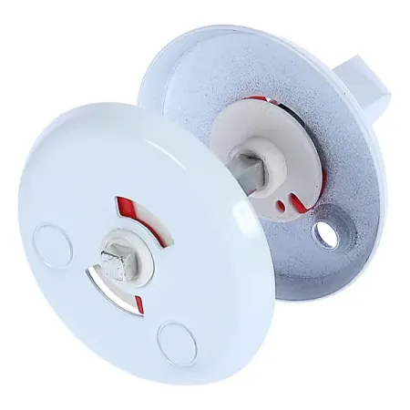 Фиксатор под ручку для финских дверей Фабрика замков Е 003 алюминий цвет белый