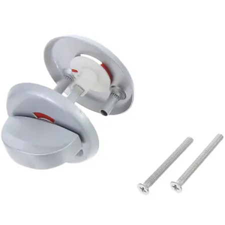 Фиксатор под ручку для финских дверей Фабрика замков Е 003 алюминий цвет матовый хром