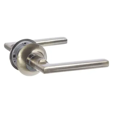 Ручка дверная на розетке Фабрика замков A 101 алюминий гальваническое покрытие цвет античная бронза ручка дверная с замком сам зв9 6 13