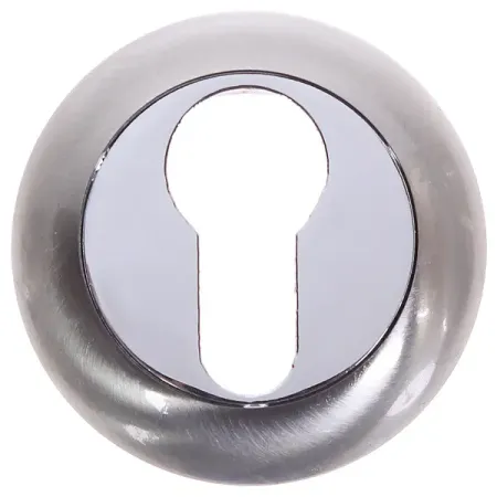 Накладка на цилиндр Фабрика замков A 1 ET алюминий цвет матовый никель 2 шт.