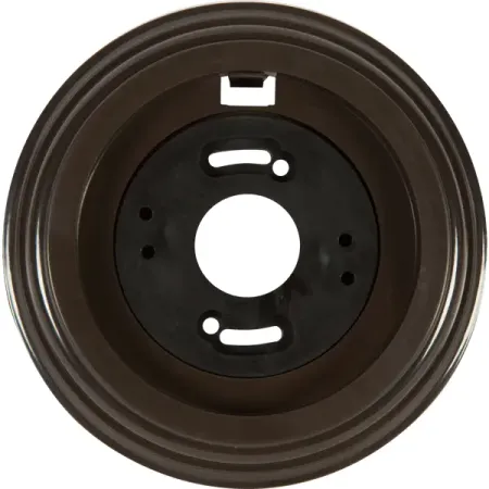 Рамка для розеток и выключателей Electraline 1 пост цвет коричневый