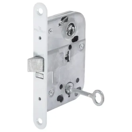 Замок врезной для финских дверей Фабрика замков под ключ L 004 цвет белый насадка омывателя правой и левой фары для kia sorento mk i 2006 2007 2008 2009