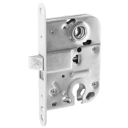 Корпус замка для финских дверей Фабрика замков под цилиндр L 008 сталь цвет белый цилиндр замка боковой двери для экскаватора komatsu 60 70 110 120 130 210 220 240 300