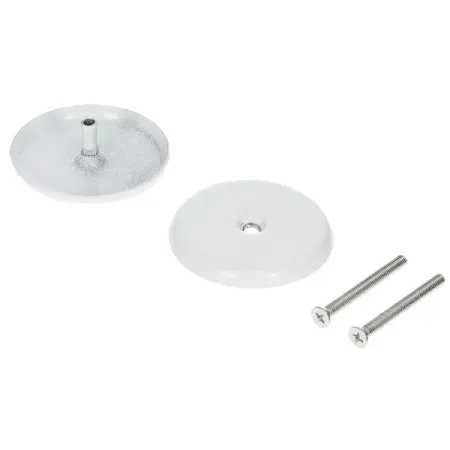 Заглушка для финских дверей Фабрика замков Е 004 цвет белый 2 шт. заглушка для розеток комплект 5шт