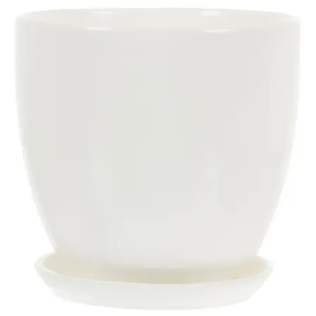 Горшок цветочный Колор Гейм ø15 h13.5 см v1.5 л керамика белый