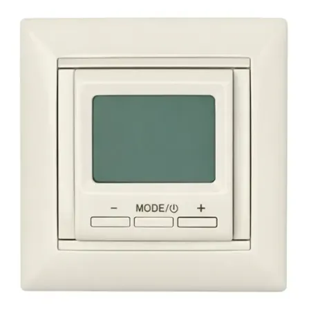 Терморегулятор с рамкой для теплого пола Equation электронный цвет бежевый терморегулятор juanjuan stc 8080a