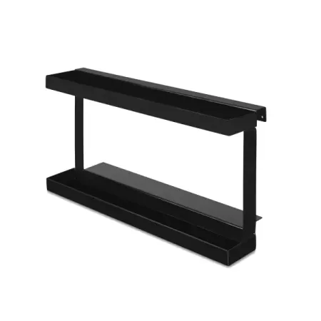 Полка для специй Delinia ID 30.4x15.6x8.9 см сталь цвет чёрный