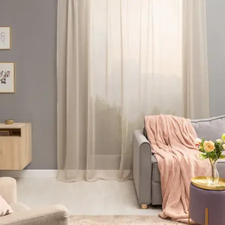 Тюль на ленте Inspire Softy 300x260 см цвет бежевый шторы тюль aifish розовые