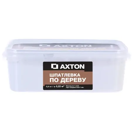 Шпатлёвка Axton для дерева 0.4 кг цвет белый палитра для смешивания красок белая овальная рисовашка