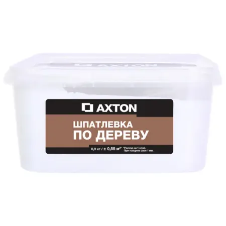 Шпатлёвка Axton для дерева 0.9 кг цвет белый палитра для смешивания красок белая овальная рисовашка