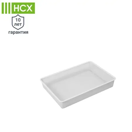 Корзина мелкосетчатая НСХ 52.9x8.5x36.5 см сталь цвет белый полка корзина сетчатая larvij 603x306x118мм белый