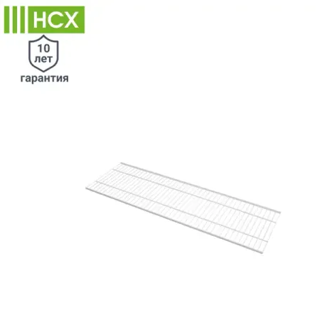 Полка проволочная НСХ 110.3x35 см сталь цвет белый rams bralin абразивная проволочная щетка для шлифовки 110 мм m14