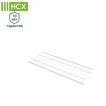 Полка проволочная НСХ 90.3x35 см сталь цвет белый rams bralin абразивная проволочная щетка для шлифовки 110 мм m14