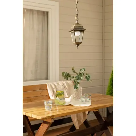 Светильник уличный подвесной TDM 1xE27x60 Вт IP44 пластик цвет бронза