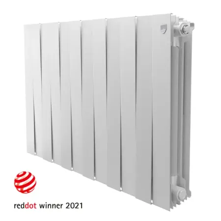 Радиатор секционный Royal Thermo Pianoforte 500/100 12 секций боковое подключение биметалл белый для royal enfield himalayan 450 himalayan 450 аксессуары защита радиатора решетка охлаждающая крышка защита