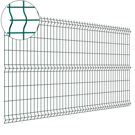 3D панель для забора Grand Line Light 2.5x1.53 м зеленый RAL 6005