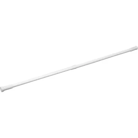 Карниз для ванной Vidage телескопический 70-120 см цвет белый 4 шт комплект водонепроницаемые занавески для ванной