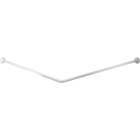 Карниз для ванной Vidage угловой 90x90 см цвет белый 4 шт комплект водонепроницаемые занавески для ванной