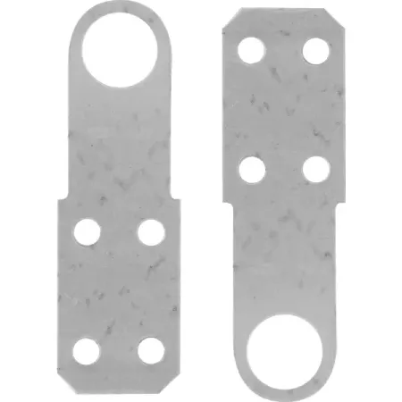 Проушина для замка прямая 90x30x1.2 мм оцинкованная сталь