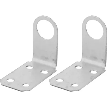 Проушина для замка угловая 50x45x30x1.2 мм оцинкованная сталь