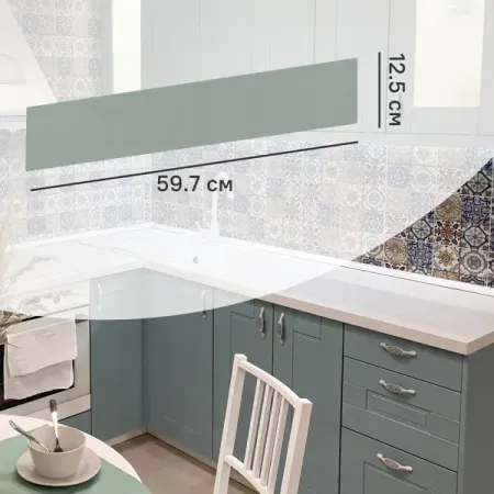 Фасад выдвижного ящика Томари 59.7x12.5 DELINIA ID см МДФ цвет голубой hafele комплект выдвижного ящика mx box s 552 56 693