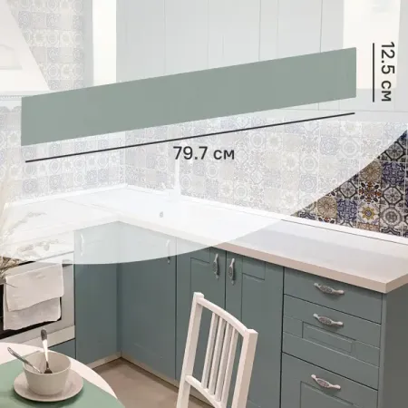 Фасад выдвижного ящика Томари 79.7x12.5 DELINIA ID см МДФ цвет голубой hafele комплект выдвижного ящика mx box s 552 56 693