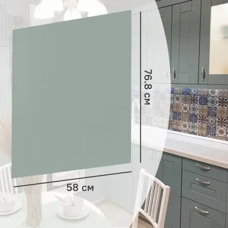 Фальшпанель для напольного шкафа Томари 58x76.8 см Delinia ID МДФ цвет голубой