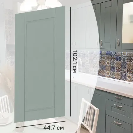 Фасад кухонного шкафа Томари 44.7x102.1 DELINIA ID см МДФ цвет голубой