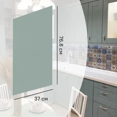 Фальшпанель для навесного шкафа Томари 37x76.8 см Delinia ID МДФ цвет голубой