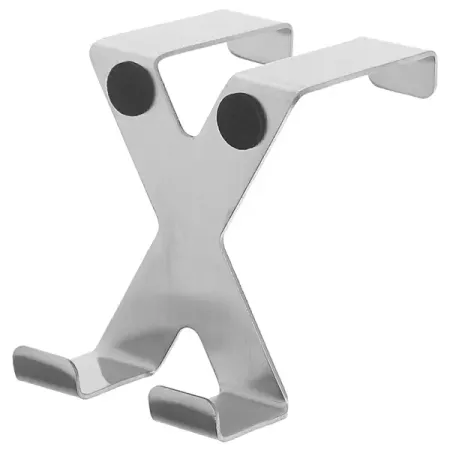 Крючок двойной надверный Tatkraft, нержавеющая сталь крючок s образный 10мм 1шт