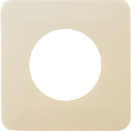 Накладка для розетки №1 1 пост цвет бежевый