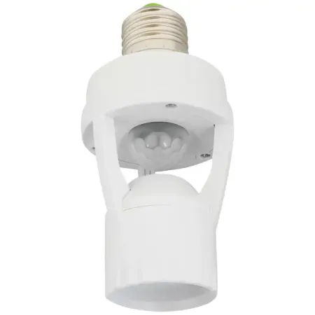 Датчик движения патрон Е27, 60 Вт, цвет белый, IP20 разъем датчика m8 3 4 контакта
