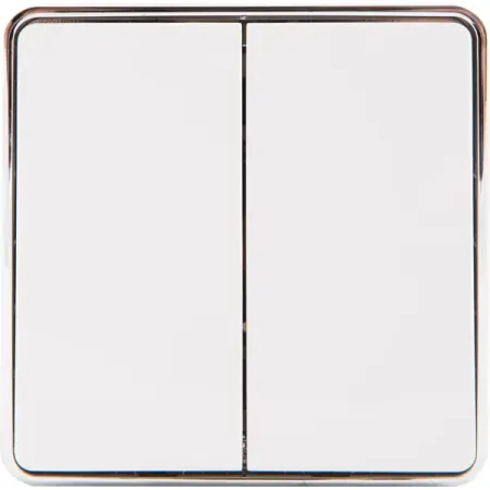 Выключатель накладной Werkel Gallant 2 клавиши цвет белый