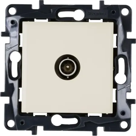 Розетка TV (телевизионная) - Legrand Structura - проходная - слоновая кость