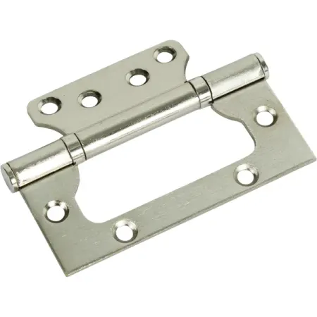 Петля универсальная без врезки 100/P-2B SN 97x71.5x2 мм сталь цвет матовый никель