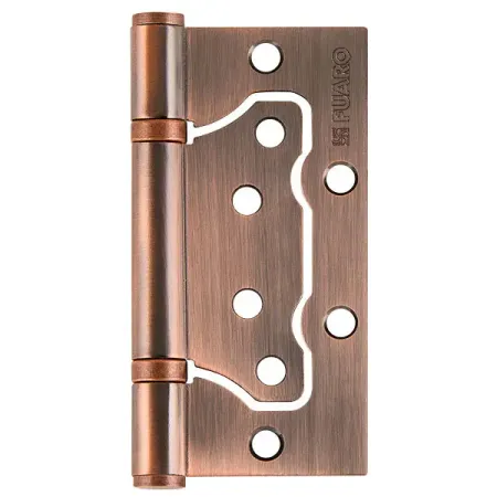 Петля без врезки N100500/2BB-AC/BL 100x75x2.5 мм сталь цвет античная медь