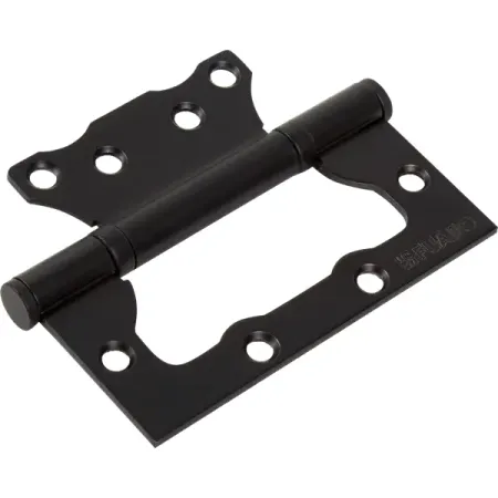 Петля без врезки N100500/2BB-BL/BL 100x75x2.5 мм сталь цвет матовый чёрный 1 шт.