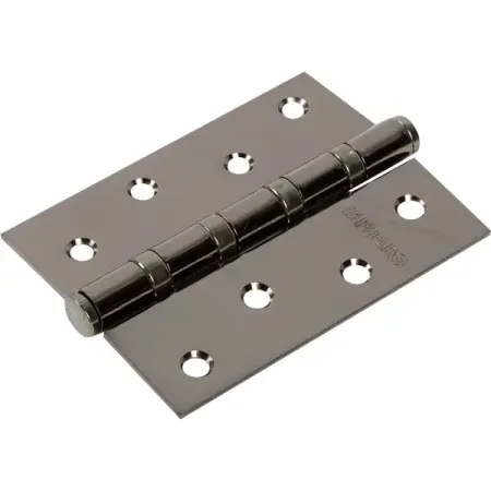 Петля универсальная U1004BB-BN/BL 100x75x2.5 мм сталь цвет глянцевый чёрный