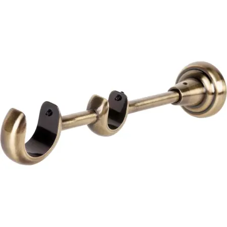 Держатель открытый алюминий цвет золото антик 2.8 см 1шт. шторы тюль aifish розовые