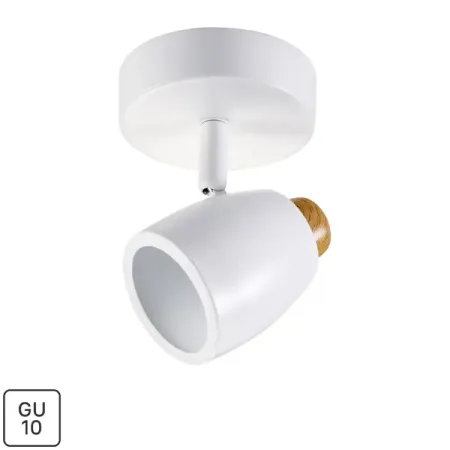 Спот поворотный Inspire Nordic 1 лампа GU10 2.1 м² цвет белый наполеон хилл принципы изобилия как правильное мышление помогает достигать целей и исполнять желания