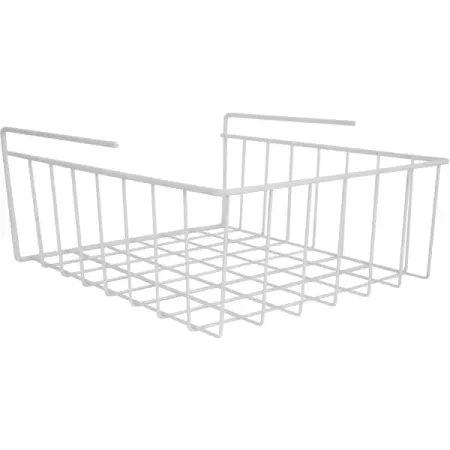 Корзина подвесная 24x28x12 см цвет белый