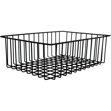 Корзина-органайзер для ящика 33x25x9 см цвет чёрный