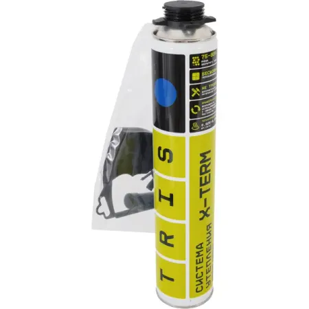 Напыляемый утеплитель профессиональная Tris Х-term выход пены 65 л 1000 мл